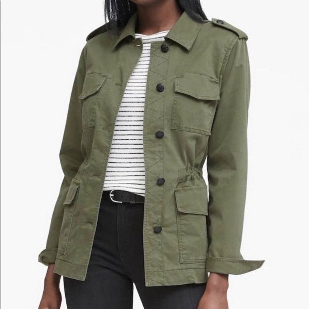 🆕 Banana Republic Twill Utility Jacket